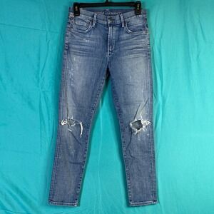 Citizens of Humanity Jeans Womens Size 26 Distressed Straight Denim‎ High Rise